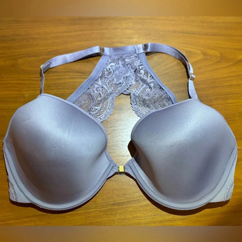 ThirdLove Lavender Gray Racerback Lace T-Shirt Bra
